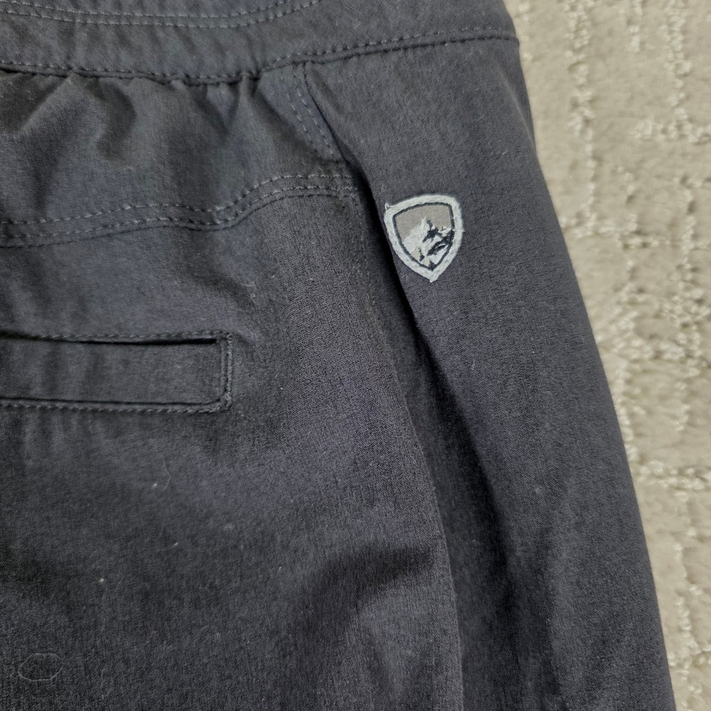 Kuhl Mova Straight Leg Pants Womens Medium Short Black Hiking Outdoor Wicking - Picture 4 of 8